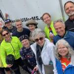 Photo courtesy of Sequim MS Support Group
Members of the Sequim MS Support Group join riders from the Bike the US for MS group at Carrie Blake Community Park in late June.