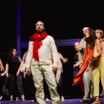 Sequim Gazette photos by Elijah Sussman / The ensemble cast of Ghostlight Productions Jesus Christ Superstar surrounds Jesus (Jeremy Pederson) at a recent rehearsal.