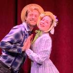 Photo courtesy Olympic Theatre Arts/ Johnny and Betty (Justin Stapleton and Nikki Mischke) embrace in Olympic Theatre Arts Lavender Dreams, where Johnny looks to open his own lavender farm.