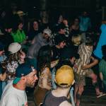 Sequim Gazette photo by Elijah Sussman / Black Ends Gunk-Pop pulses frenetic energy through the crowded barn at Tarboo Fest on July 6.