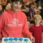 Photo courtesy Boys & Girls Clubs of the Olympic Peninsula/ Boys & Girls Club staff and members in Sequim celebrated CEO Mary Budke serving 20 years with the organization in June.