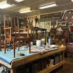 Sequim Gazette photo by Matthew Nash/ The restoration area of Carlsborg Store features many small and large historic pieces for the area.