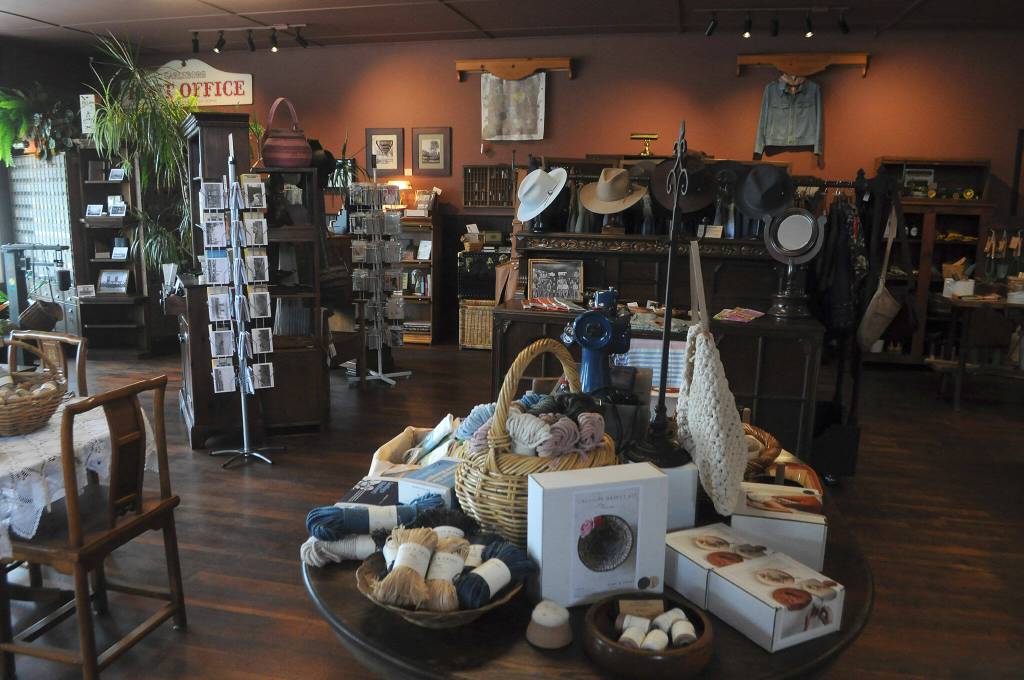 Sequim Gazette photo by Matthew Nash/ Most furnishings were restored by Carlsborg Store co-owner Justin Pollak and are for sale along with quality goods, curated vintage products, and much more.