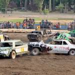 File photo by Dave Logan/for Olympic Peninsula News Group / The demolition derby wows the crowd at the 2023 Clallam County Fair.
