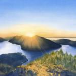 Artwork courtesy of Blue Whole Gallery / Storm King by Julie Senf, a featured artist at the Blue Whole Gallery this September.