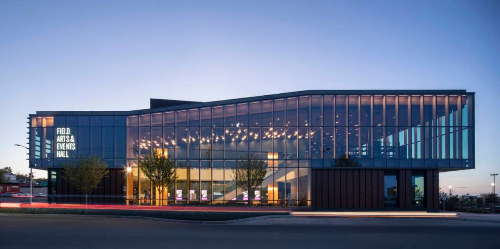 Photo by Lara Swimmer/Esto 
The Donna M. Morris Theater at Field Arts & Events Hall hosts a number of international, national and regional artists in the recently announced 2024-25 season.