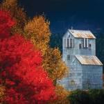 Photo by Sherrie Cerutti Photography
Sequim iconic grain elevator towers 85 feet above street level. Sequim natives Jason Hoffman and Ryan Schaafsma are working to renovate the structure to offer three businesses: a taproom/restaurant, a set of short-term rental rooms, and a coffer bar.
