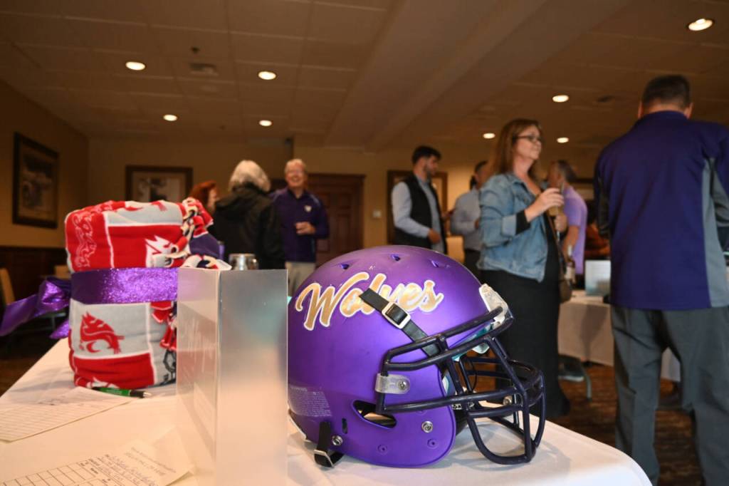 Sequim Gazette photo by Michael Dashiell / The 2024 Sequim Athletic Hall of Fame event on Sept. 14 included a live and silent auction, with funds going to support Sequim School District athletic expenses.