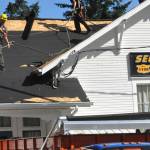 Sequim Gazette photo by Matthew Nash
Replacement of the roof, fixing the foundation, and more at the Sequim Prairie Grange was made possible by a donation by the late Frances J. Lyon of Sequim who donated a sizable amount in her will to the buildings repair.