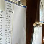 Sequim Gazette photo by Matthew Nash/ In order to ship hundreds of mobility devices to Guatemala, each item must be inventoried in Sequim by Dungeness Community Church volunteers.