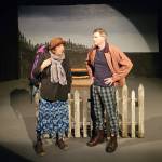 Photo courtesy of Port Angeles Community Players
Rebecca Gilbert, left, and Rick Mischke, both of Port Angeles, rehearse Her Heart, a scene for the Port Angeles Community Players upcoming production of Almost, Maine.