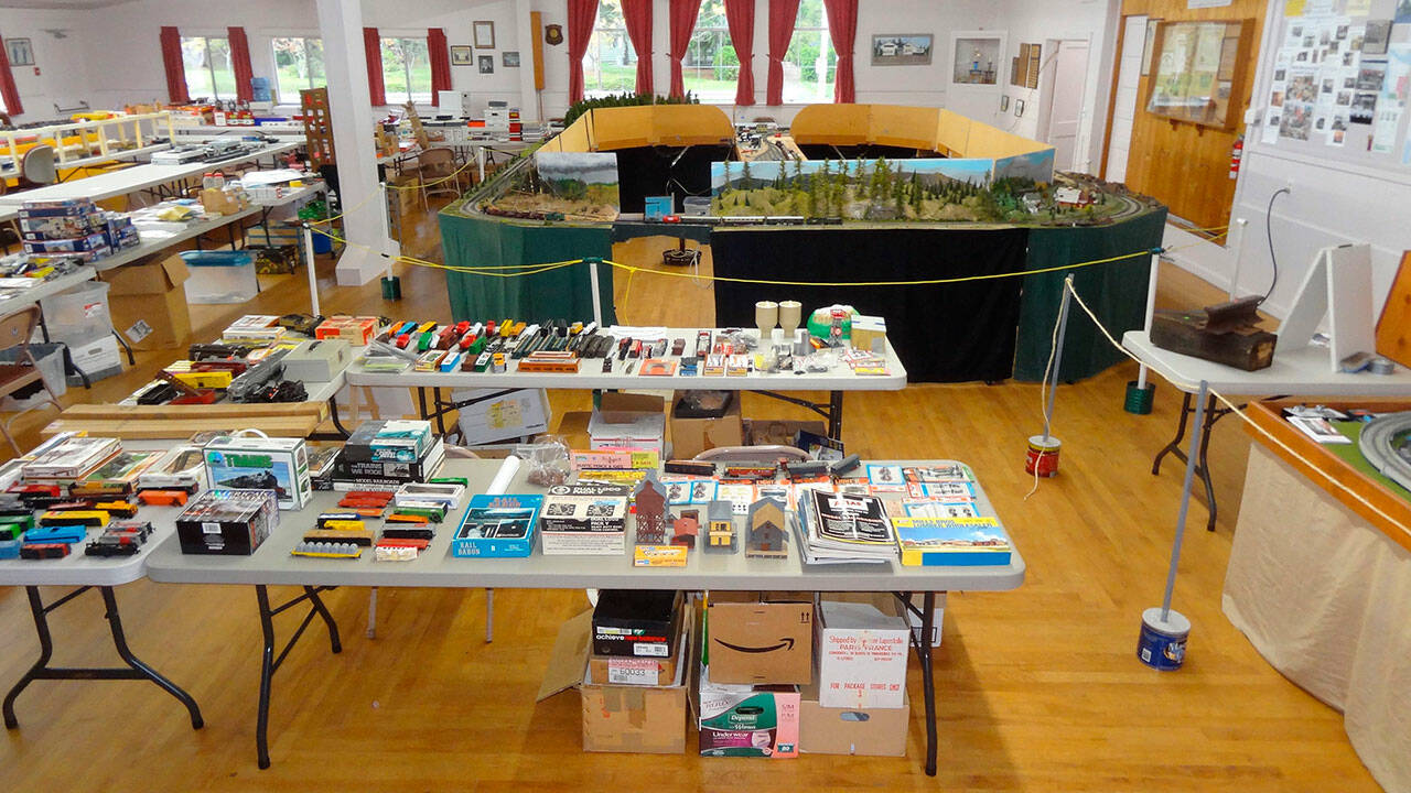 Photo courtesy North Olympic Peninsula Railroaders/ The Train Show and Swap Meet returns to the Sequim Prairie Grange on Sept. 28-29 after a few years away. The free event features at least three operating tracks, a childrens train track and several vendors with a variety of trains and supplies.