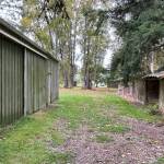 Sequim Gazette photo by Matthew Nash/ In 2006, Anton Toni and Rosa Gerhardt signed an agreement to give their property (now Gerhardt Park) to the City of Sequim after their deaths in exchange for a domestic water connection. They bought the property in 1973 and stipulated that the city must keep it as a park. Now city staff look to auction off an older home and outbuildings to make room for future park amenities.