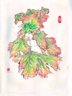 Artwork courtesy of Randy Tierney
Leaves by Randy Tierney, a featured artist at the Blue Whole Gallery in October.