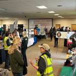 Sequim Gazette photo by Matthew Nash
Dozens of agencies provided information and answered questions of visitors on Oct. 5 at the second Sequim Public Safety Fair.
