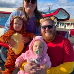 The Lewis family  Jessica as Eeyore, Steven as Winnie the Pooh, Sean as Tigger and Henry as Piglet  bring the Hundred Acre Wood to the Rat Racers Trunk-or-Treat on Oct. 26. Steven said they were supporting the racers as part of the Toyota enthusiast club Strait Teq.