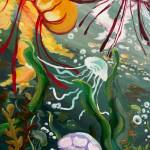 Artwork courtesy of City of Sequim
Jellyfish painting by Jennica Nino.