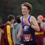 Sequim Gazette photo by Michael Dashiell / Sequims Adrian Osborne races to a 24th place finish at the Olympic League championships last week.