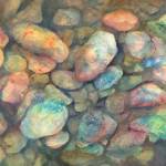 Artwork by Melissa Doyel / Clear Water Stream by Melissa Doyel, a featured artist at the Blue Whole Gallery in November.