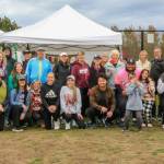 Photo by Sequim Picklers pickleball club
Members of the Sequim pickleball community come out to help celebrate and raise funds for the Bo family as they handle weeks-long Seattle hospital treatment for 5-year-old Ellie Bo.