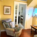 Sequim Gazette photo by Matthew Nash/ This reading area leads to one of the bathrooms in Sequim Heritage House.