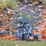 Sequim Gazette photo by Matthew Nash/ A large garden area is available to renters at the Sequim Heritage House.