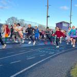 Third graders dash out at the start of Sequim Elementary PTAs Turkey Trot in 2023. Organizers look to fund various programs again this school year for the annual event set for Nov. 27 at both Greywolf and Helen Haller Elementary schools.
Sequim Gazette file photo by Matthew Nash