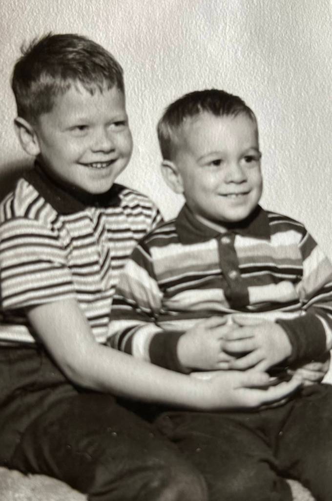 Photo courtesy of Steven Hanson
Steven Hanson, with his older brother Scott, was raised in Madison, Minn. He was adopted in California at three-days-old.