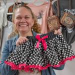 Western Wanderer Boutique owner Carolee Edwards is launching a childrens line in concurrence with her Grand Re-opening on Saturday.