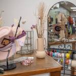 Sequim Gazette photo by Emily Matthiessen/ A hat bar, where customers can embellish their own or store bought hats, is one of the activities Western Wanderer Boutique offers.