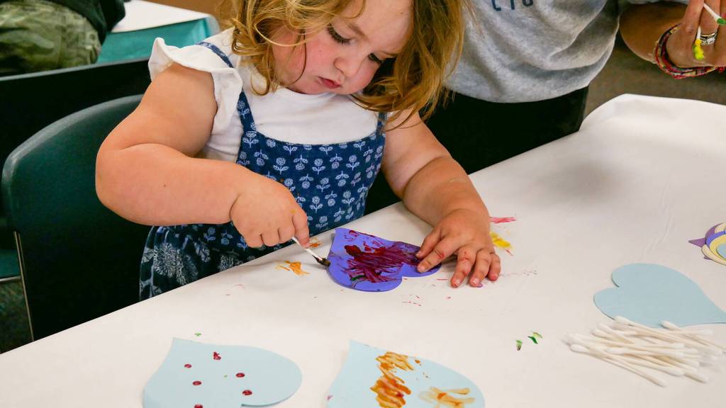 Photo courtesy NOLS/ Children ages 5 and under can enjoy the free Little Hands Art program at the Sequim Library Temporary Location, 609 W. Washington St., from 9-9:45 a.m. Tuesday, Dec. 17.