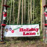 Sequim Gazette photo by Matthew Nash/ Holiday Lane stretches most of Diamond Point Road and features ornaments, homemade signs and more through the holidays.