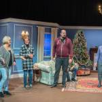 Sequim Gazette Photo by Emily Matthiessen/ Actors and singers practice for OTA's upcoming production, "The Rented Christmas," directed by Christy Holy.