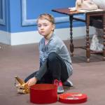 Sequim Gazette Photo by Emily Matthiessen/ Seven-year-old Liam Patterson plays an orphan in OTA's upcoming production, "The Rented Christmas," directed by Christy Holy.