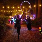 Photo by Matt Sagen, Cascadia Films
A fractal phase performer dances at the Wintertide Festival of Lights 2023, which returns this weekend.