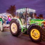Sequim Gazette photo by Emily Matthiessen/ This year's tractor cruise in Sequim was a big success, with crowds lining Sequim Ave and Washington St.