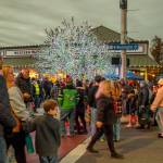 Sequim Gazette photo by Emily Matthiessen/ There was a large turn out for the tractor cruise on Saturday evening in Sequim.
