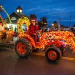 Sequim Gazette photo by Emily Matthiessen/ There was a large turn out for the tractor cruise on Saturday evening in Sequim.