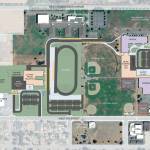 Image courtesy Sequim School District/ A conceptual layout from Sequim School Districts main campus shows where the proposed $145.95 million bond could move facilities, such as a new building for Helen Haller Elementary behind its existing facility, and an enclosed Sequim High School campus. District staff said no design elements have been set, and they need to pass the bond before anything is determined.