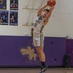 Sequim Gazette photo by Emily Matthiessen/ Sequims Charlie Grider makes a steal against North Mason on Jan. 21.