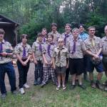 Photo courtesy Troop 90
Scouts with Troop 90 gather for a photo at summer camp in 2024. On Feb. 8, troop leaders celebrate the group turning 100 the same day the organization tuns 115 in the United States.