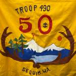 Sequim Gazette photo by Matthew Nash/ Historical items will be on display celebrating Scout Troop 90 (formerly 490 and 1490) at its anniversary dinner on Feb. 8 at the Sequim Masonic Lodge.