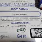 Photo courtesy Randy Perry
Sequims bowling team won back-to-back 2A academic state championships this season after earning a 3.967 grade point average, the highest among all schools in the state.