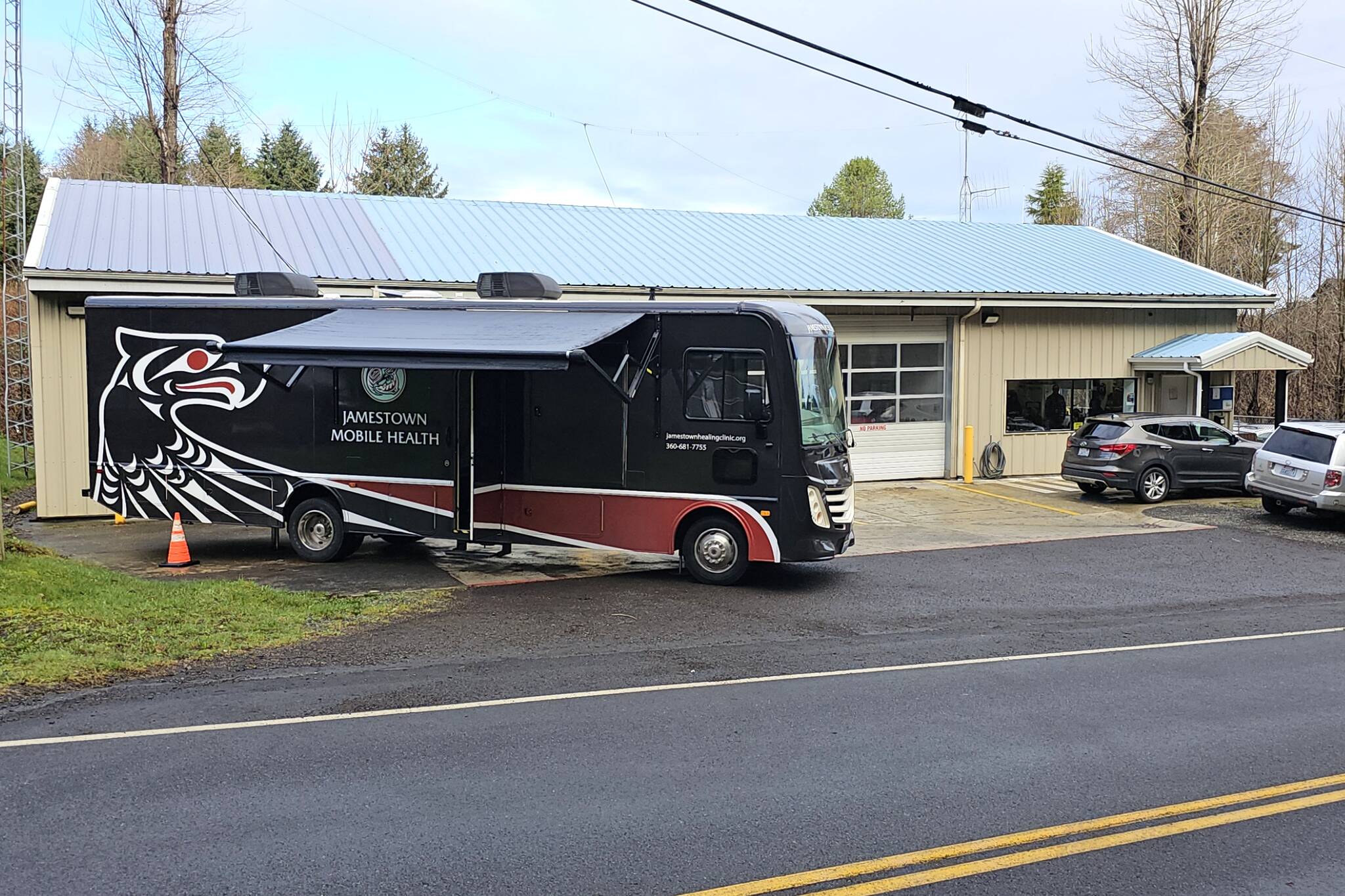 Photo courtesy Jamestown Healing Clinic
A mobile unit from The Jamestown Healing Clinic in Sequim drives to Clallam Bay on weekdays to provide treatment for 30-40 opioid use disorder patients in the West End. The program started in March 2024.