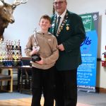 Photo courtesy Robyn Bacchus
Sequims Roman Bacchus, 11, won second place for boys ages 10-11 in Washingtons Elks Hoop Shoot on Feb. 15.