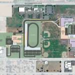 Image courtesy Sequim School District/ A conceptual layout from Sequim School Districts main campus shows where the proposed $146 million bond could move some facilities, such as a new building for Helen Haller Elementary behind its existing facility. While no design elements have been set, district officials said they seek members for its Design Advisory Committee.