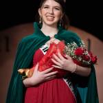 Sequim Gazette photo by Emily Matthiessen/ The 130th Irrigation Festivals queen, Lily Tjemsland, received her crown on Saturday after participating in the scholarship pageant which included a monologue performance, a dance routine with her fellow contestants, and answering questions, both on stage and off.