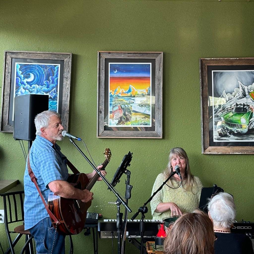 Image courtesy Rainshadow Coffee/ Dawn and Steve will perform at Rainshadow Coffee, 157 West Cedar St. from 6-8 p.m. Friday, March 7 during the First Friday Art Walk Sequim.