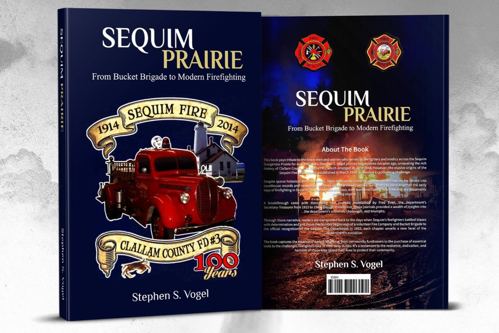 Photo courtesy of Steve Vogel/ 100 Years: Fire Service on the Sequim Prairie includes interviews, photographs, and news clippings documenting a century of Sequims fire service.