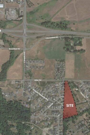 Image courtesy City of Sequim/ The Bella Vista Estates proposes 24 lots south of Miller Road.